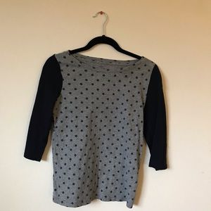 J.Crew polka dot top